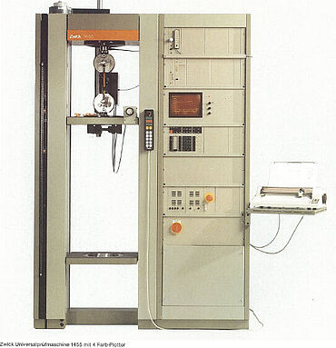 Zwick universele testmachine 1455 met vierkleurenplotter